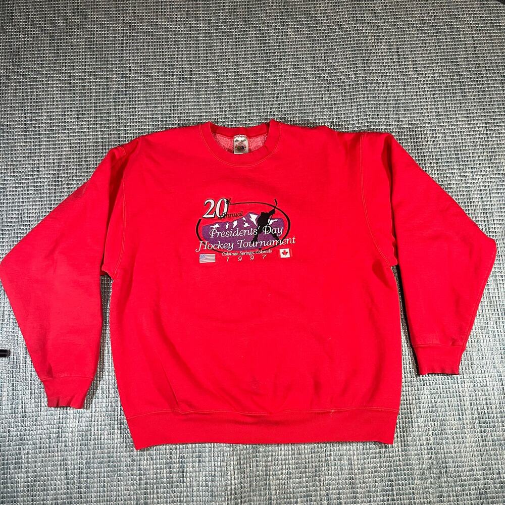 Vintage 20th Annual Presidents Day Hockey Tournament 1997‎ Sz XL